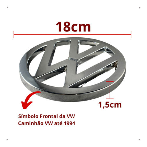 Emblema Da Grade Caminhão Vw 690 790 7110s 12140 11130 13130 1