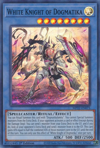 White Knight Of Dogmatika - Mp22 Yugioh 0