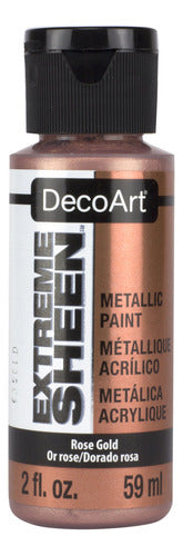 DecoArt 2 oz Rose Gold Extreme Sheen Paint 0