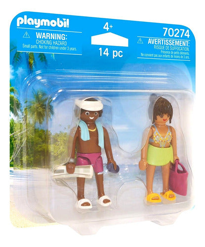 Playmobil 70274 Duo Pack Pareja De Vacaciones Playa 0