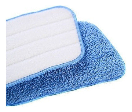 Microfiber Mop Pad Set - Blue 5 Cushion Heads 4