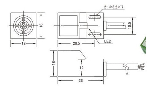 Electronica MTS Reemplazo Sensor Lmf1 - 3005pb 2