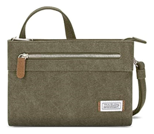 Travelon - Anti-Theft Crossbody Bag for Women, Sage Green 0