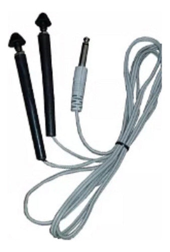 Cable Electroestimulador 6.35 A Pin Facial Con Electrodos 0