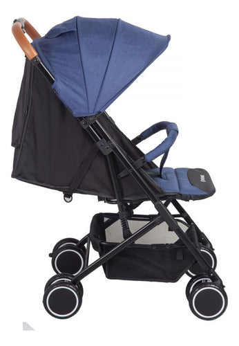 Bebesit Sprint Stroller in Blue with Black Frame 2