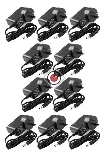 Pack of 10 Switching Power Supply Chargers 12V-2A - CCTV - Redvision 0