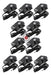 Pack of 10 Switching Power Supply Chargers 12V-2A - CCTV - Redvision 0