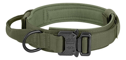 Montana Importaciones Tactical Dog Collar, Black, Size L 6