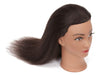 18 '' 90% Real Hair Mannequin Practice Training Head Peluque 4