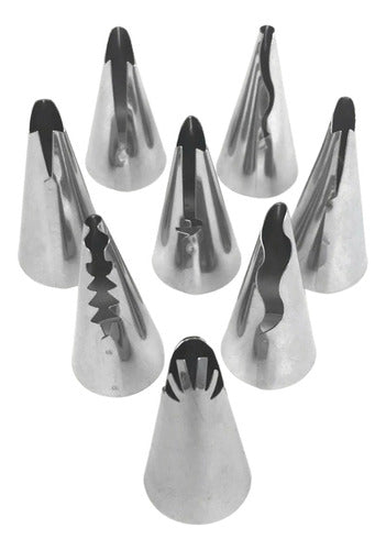 Set of 7 Flounce Piping Nozzles for Baking 1