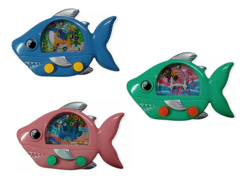 Juego De Agua Embocar Aros Forma De Pez Souvenirs X10 Unid 0