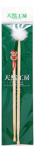 Limpador De Ouvido Japonês 2 Peças Bambu Tradicional 3