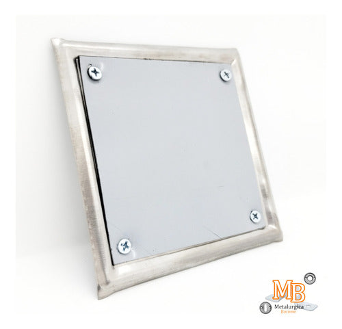 Stainless Steel Blind Drain Cover 10x10cm x 50 Units 3