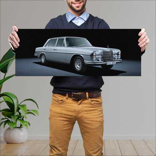 Mercedes Benz 1968 Auto 280 Sel 7 50 Picture 30x80cm 0