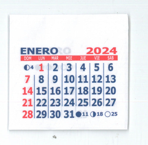 200 Mignon Calendars 5x5 cm 2025 - Devoto 6