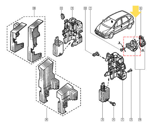 Renault Reten Puerta Clio 2 Alternativa 1