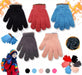 Warm Thermal Frizzed Gloves for Kids - Medium Size Winter Cozy 7