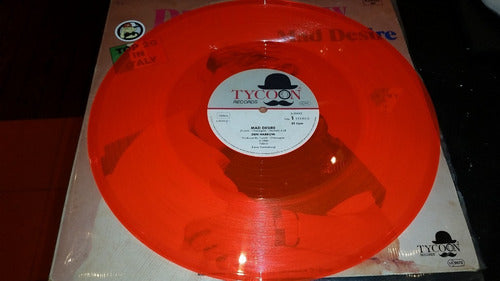 Den Harrow Mad Desire Vinilo Maxi Naranja Transparente 1985 4