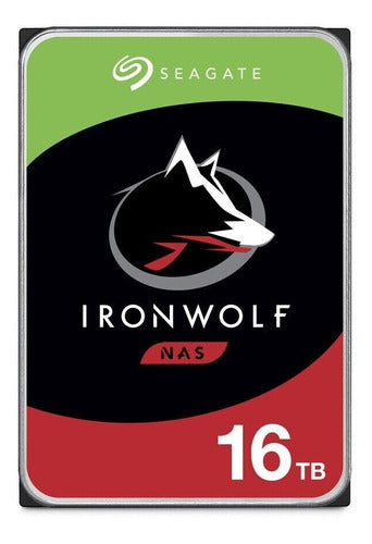 Disco Duro Seagate 16tb Ironwolf Nas St16000vn001 Tranza 0