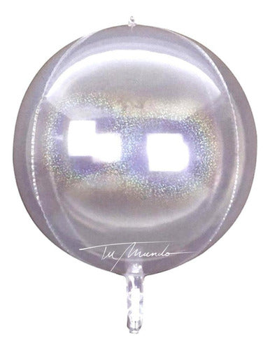 Tu Mundo 4D Pearl White Balloon 56 Cm - Birthdays, Parties 0