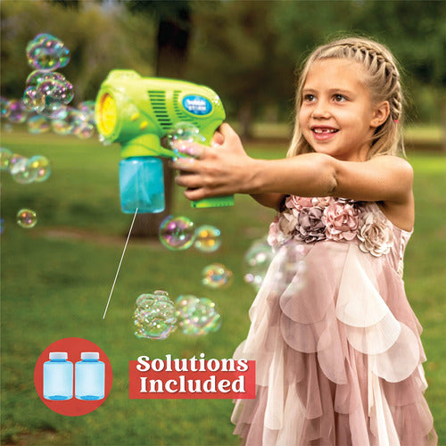 Joyin 2 Bubble Guns with 2 Bottles of Bubble Solution 3