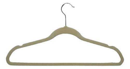 Set of 20 Velvet Adult Non-Slip Hangers 45 cm 0