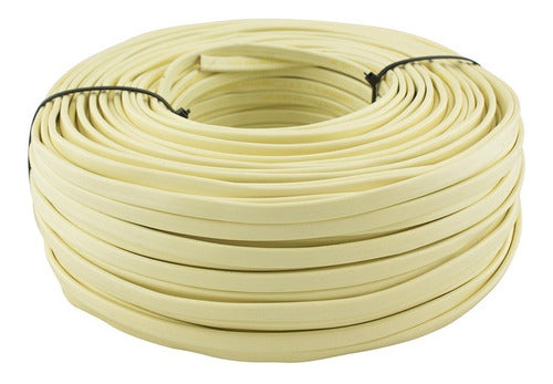 M&H Cable Vaina Plana Blanco 2x1,5 Mm² X Rollo De 100 Metros 0