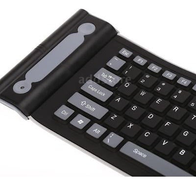 Key: 2.4 Mini Flexible Wireless Silicone Keyboard Resistant to Water 5