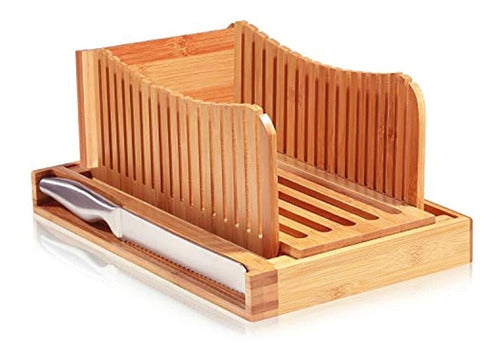 Bambüsi Bamboo Bread Slicer with Dreamcatcher Design 0