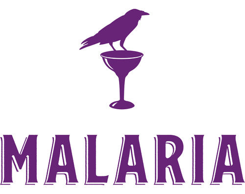 Malaria Gin 2x London Dry 700ml + 2x Black 700ml 2