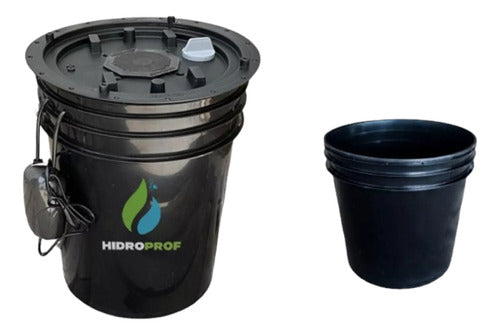 Hidroprof Hydroponic DWC System with Lid for 10L and 20L Buckets 0