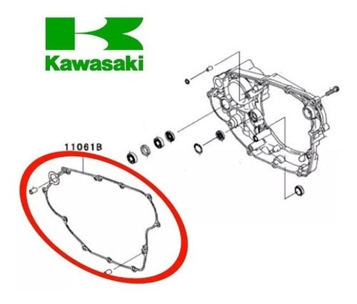 Kawasaki Junta Tapa Semi Carter Lado Embrague Kxf 450 09-15 3