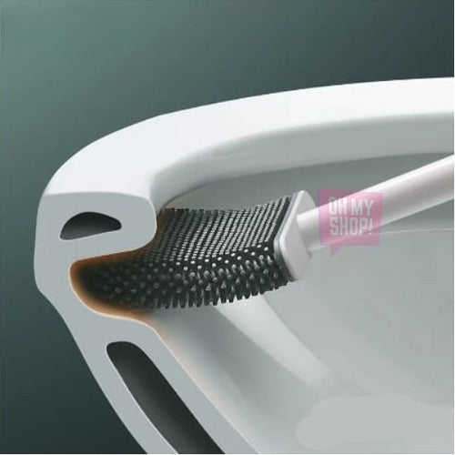 Magnetic Toilet Brush Cleaner with Adhesive Wall Mount 4