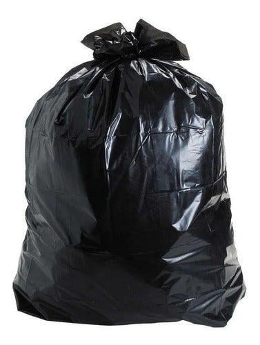 Greenplast 120 Black Consortium Waste Bags 45x60 0