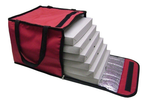 Thermal Pizza Delivery Bag for 6 Large Pizza Boxes 0