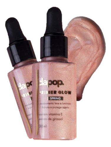 6 Primer Glow Com Vitamina E Dp2260 - Kit Dapop Atacado Sj 1