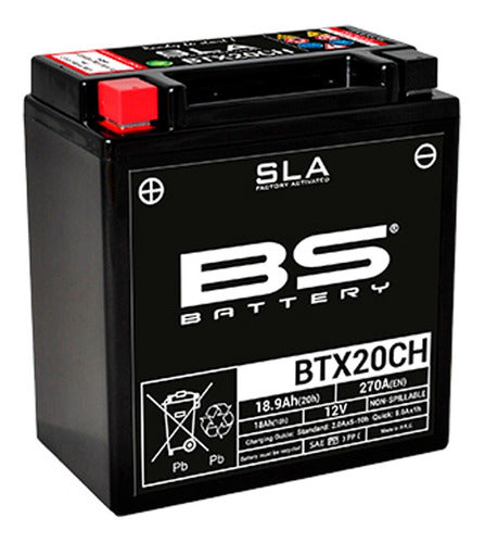 BS Battery BTX20CH YTX20CH Suzuki LT 500 SLA Activated Battery Ryd 0
