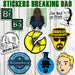 Stickers Breaking Bad 20 Unidades 4x4 Cm Pvc Plastificados 3