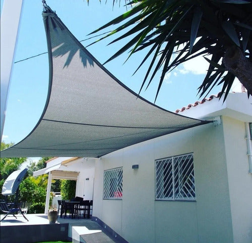 Malla Toldo Vela Alta Calidad 8 X 10 Metros Uv 98% Gris 2