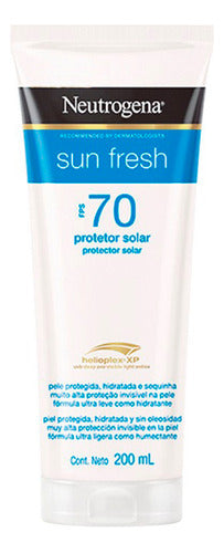 Neutrogena Sun Fresh Protector Solar Crema Fps 70 200ml 6c 0