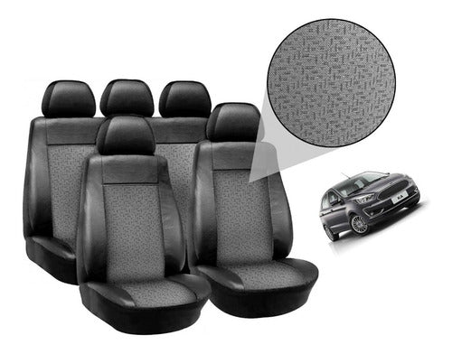 SSP Juego Fundas Cubre Asientos P/ Ford Ka C/ Jackard Premium 0