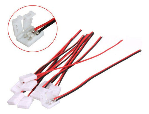 Cable De Adaptador De Conector Único De 2pin 10pcs 10mm Para 0