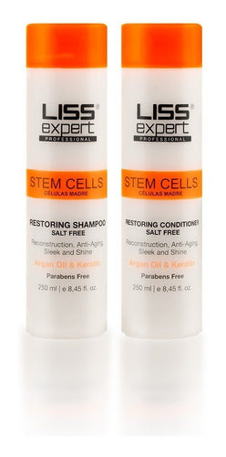 L'Oréal Professionnel Liss Expert Kit Shampoo 250ml + Conditioner 250ml 0