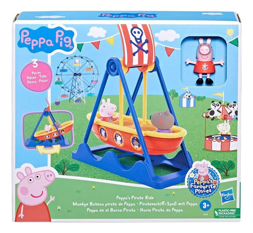 Juguete Peppa Pig Barco Pirata 3 Piezas Para Niños Hasbro 0