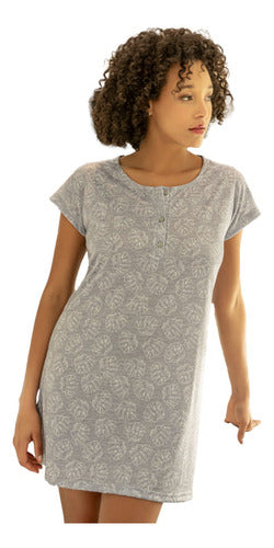 Whisper Short Sleeve Nightgown Plus Sizes and Special Sizes 5