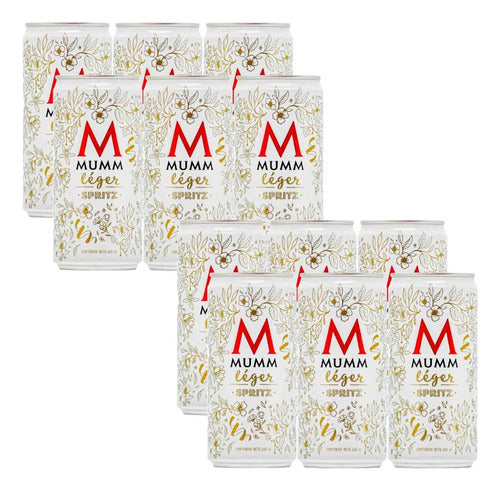 Mumm Léger Spritz Can 269ml Pack X12 - Gobar® 0