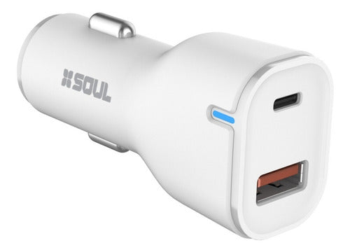 Soul Car Charger Fast Charge USB + PD + Micro USB Cable 0