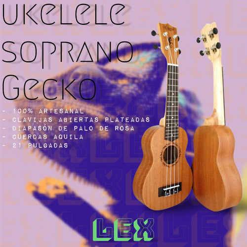 Professional Soprano Ukulele - El Gecko by Aiersi 1