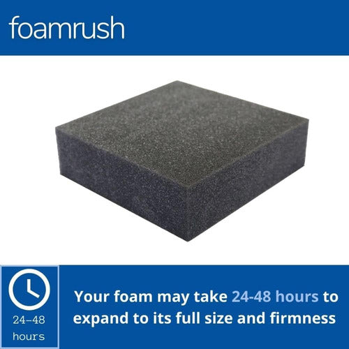 FoamRush High Density Upholstery Foam Cushion 2" x 24" x 24" 1