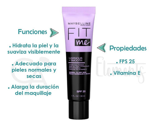 Maybelline Fit Me Luminous Smooth Primer SPF 20 1